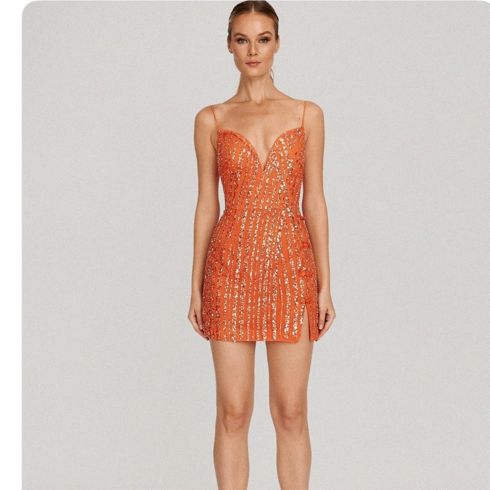 New With Tags Sau Lee Davina Sequin Dress Size 2